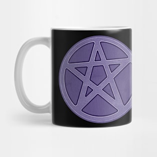 Purple Stone Effect Pentagram Mug